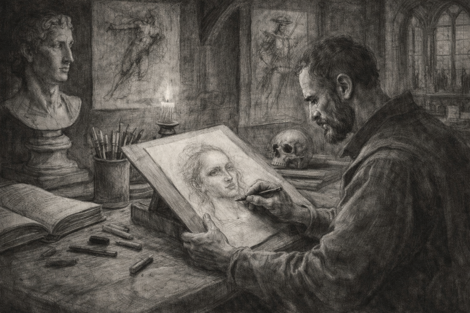 Drawing's Collection in the Wunderkammer